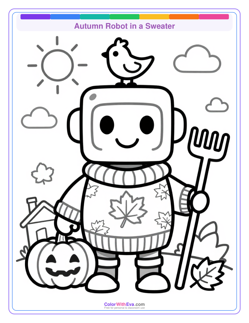 Autumn Robot in a Sweater thumbnail