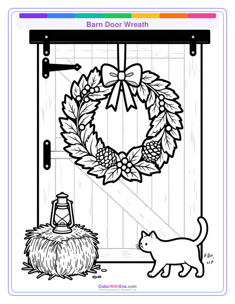 Barn Door Wreath preview