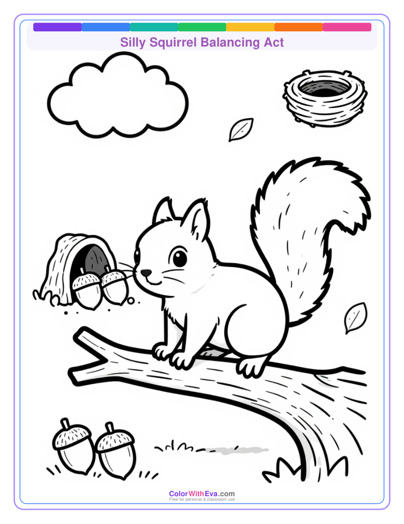 Silly Squirrel Balancing Act preview