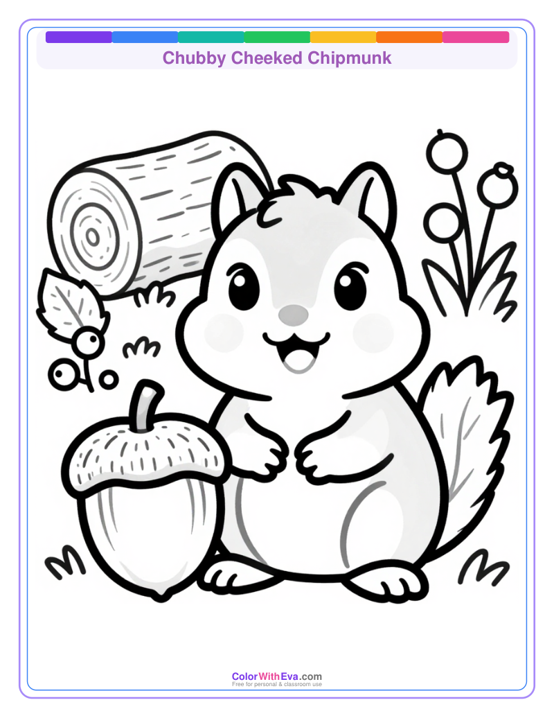 Chubby Cheeked Chipmunk preview