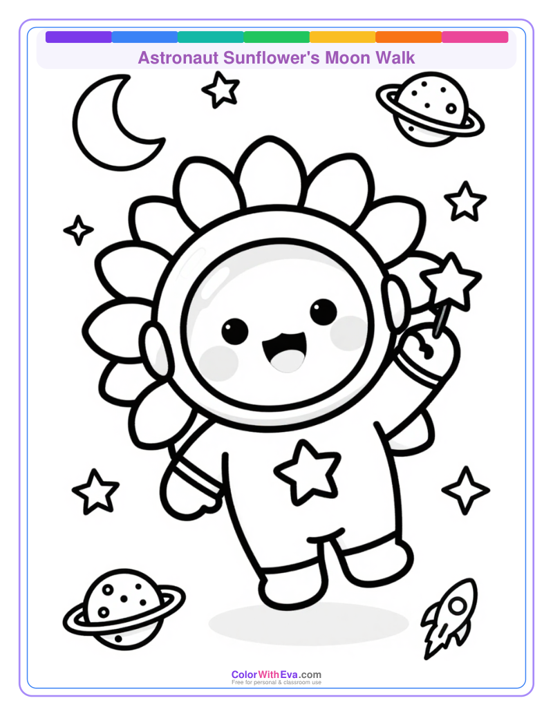 Astronaut Sunflower's Moon Walk thumbnail