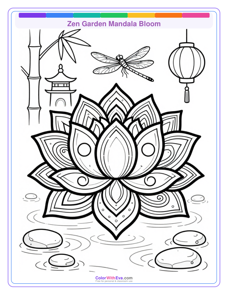 Zen Garden Mandala Bloom thumbnail