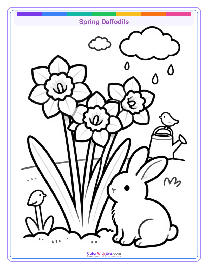 Spring Daffodils preview