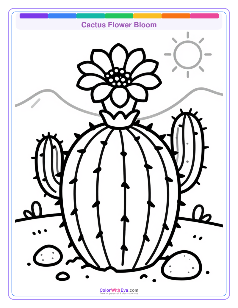 Cactus Flower Bloom preview