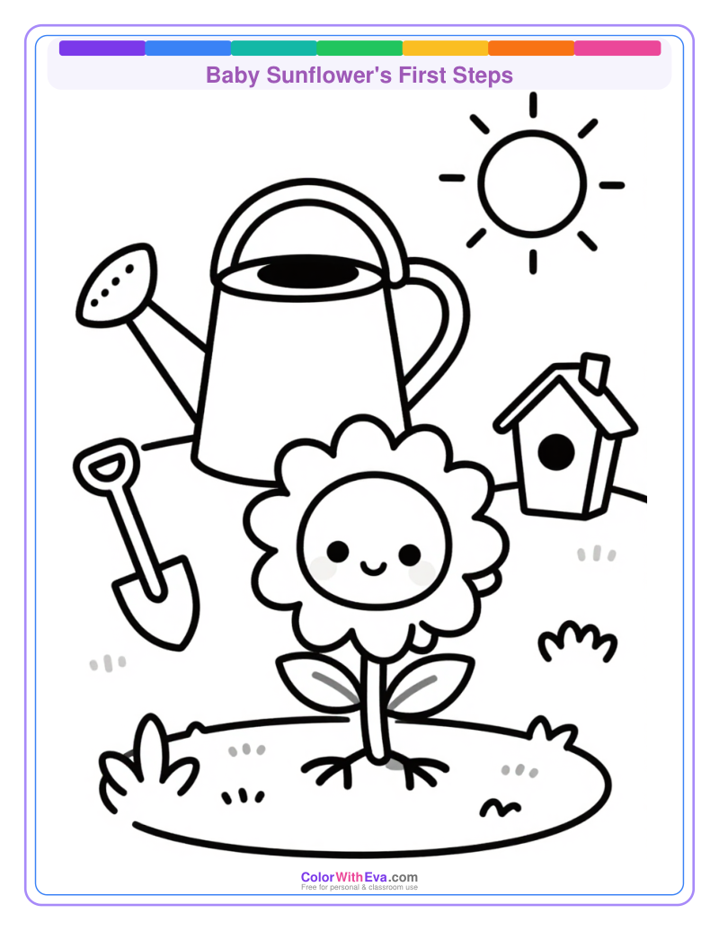 Baby Sunflower's First Steps thumbnail