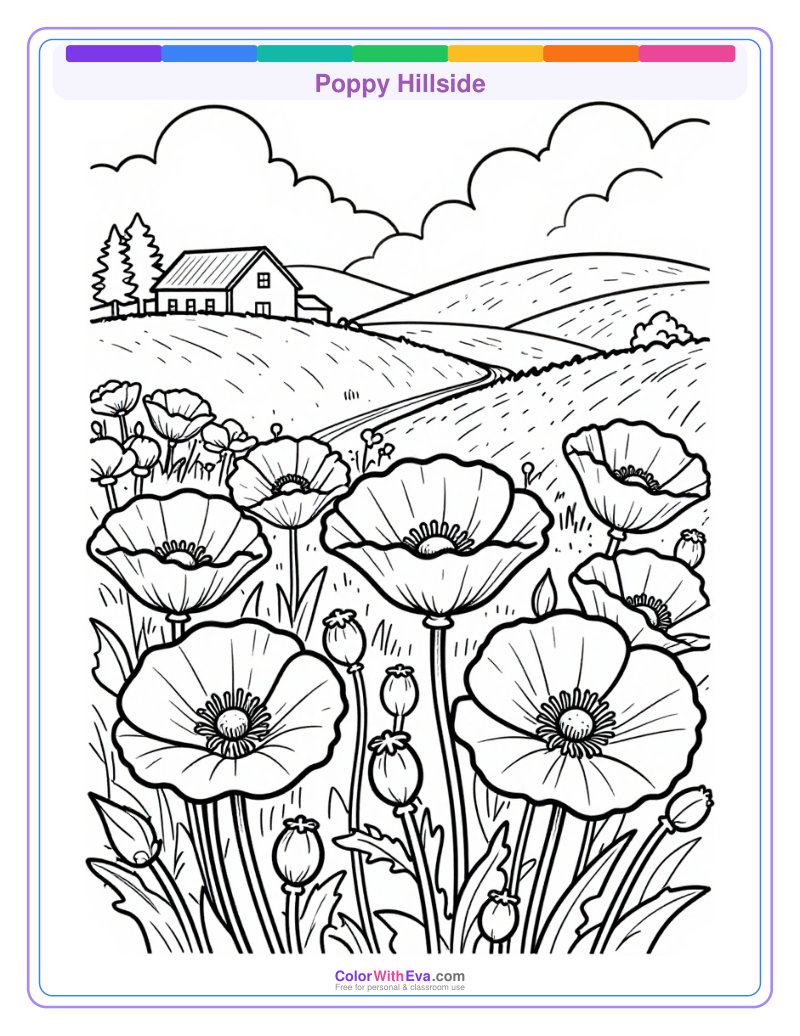 Poppy Hillside preview