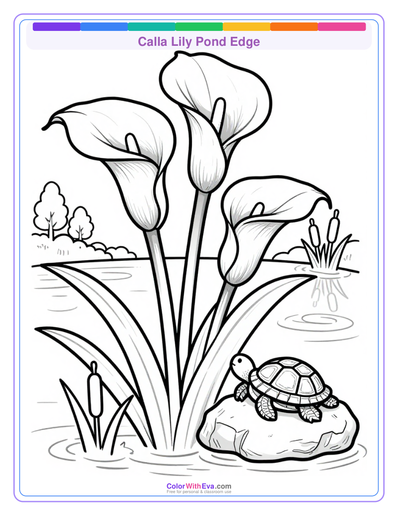 Calla Lily Pond Edge preview