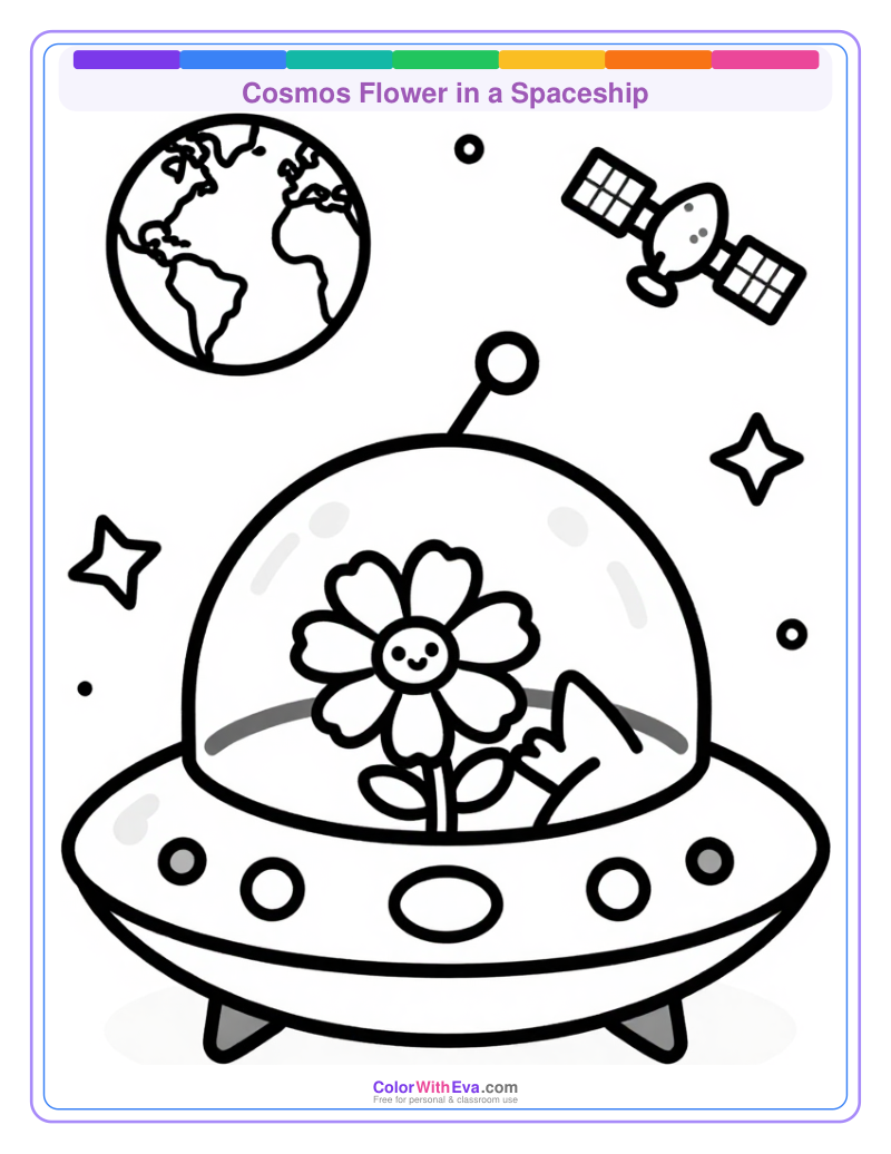 Cosmos Flower in a Spaceship thumbnail