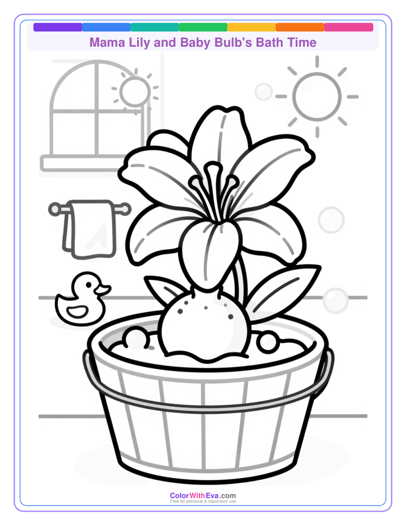 Mama Lily and Baby Bulb's Bath Time thumbnail