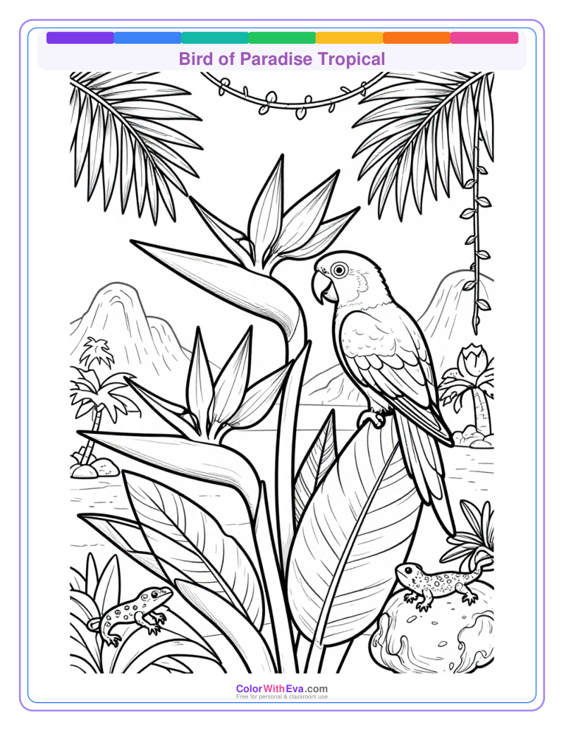 Bird of Paradise Tropical preview