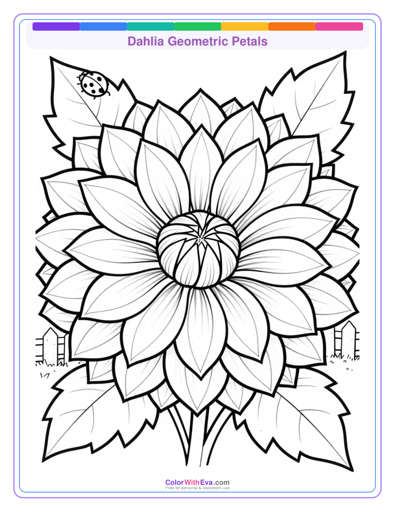 Dahlia Geometric Petals preview