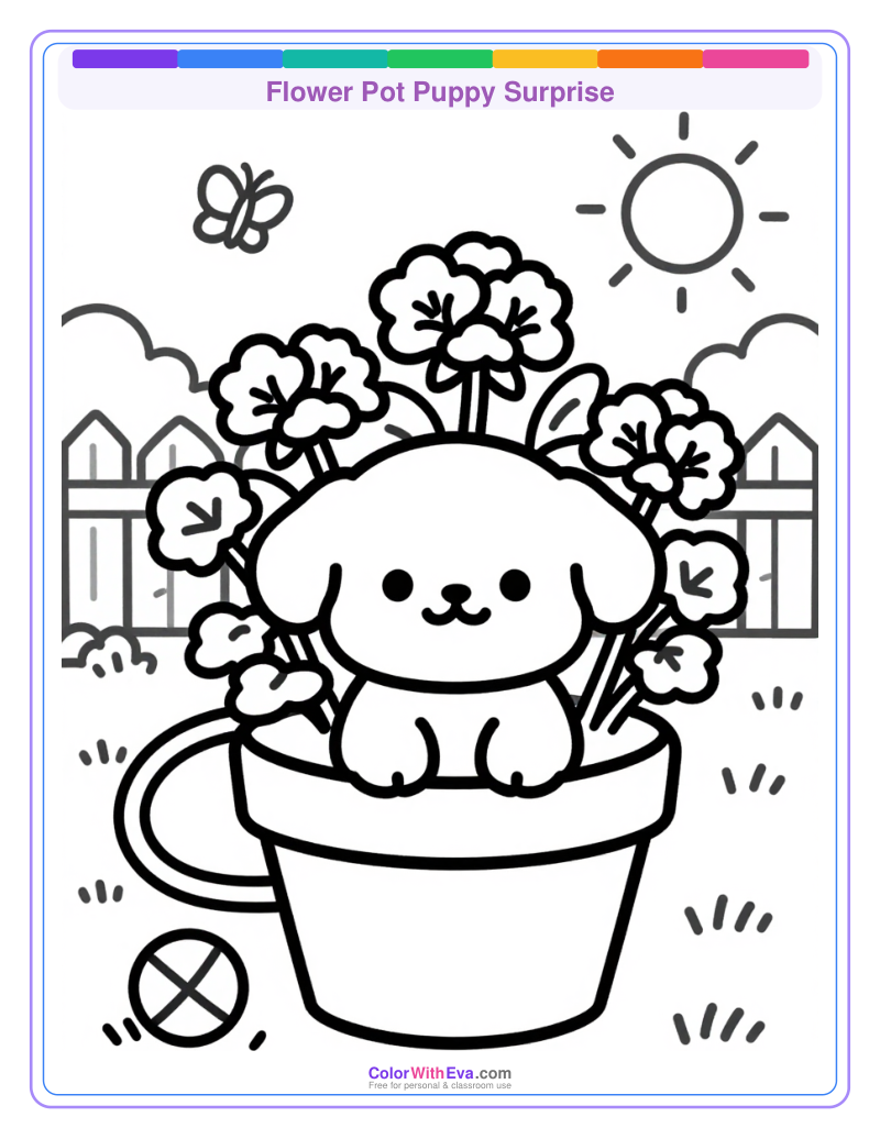 Flower Pot Puppy Surprise preview