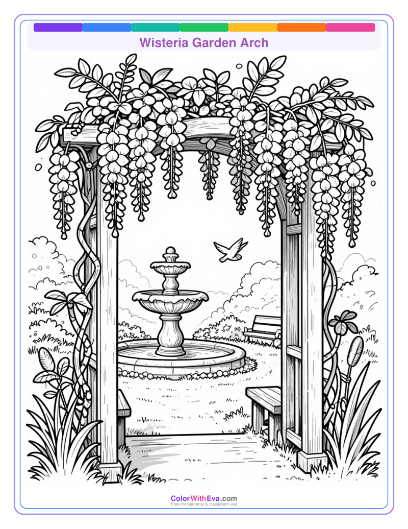 Wisteria Garden Arch preview