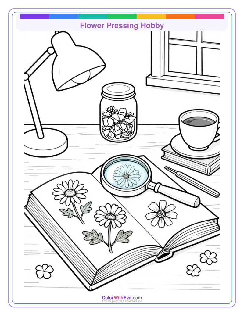 Flower Pressing Hobby preview
