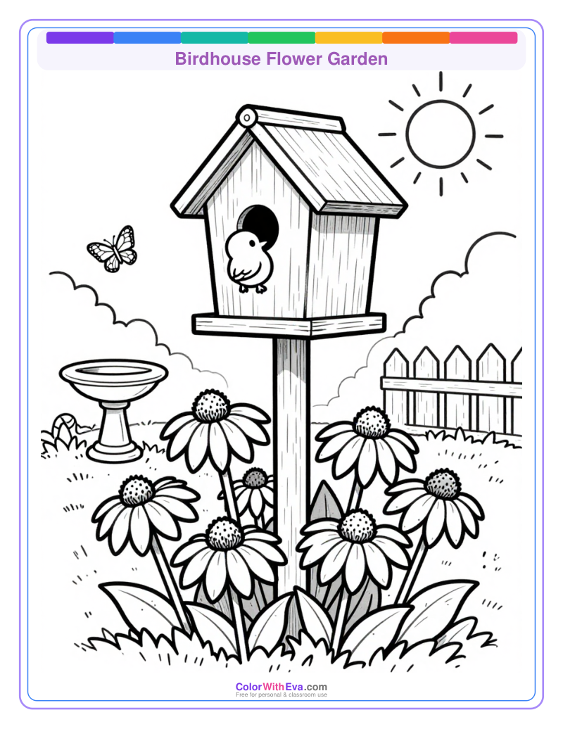 Birdhouse Flower Garden preview