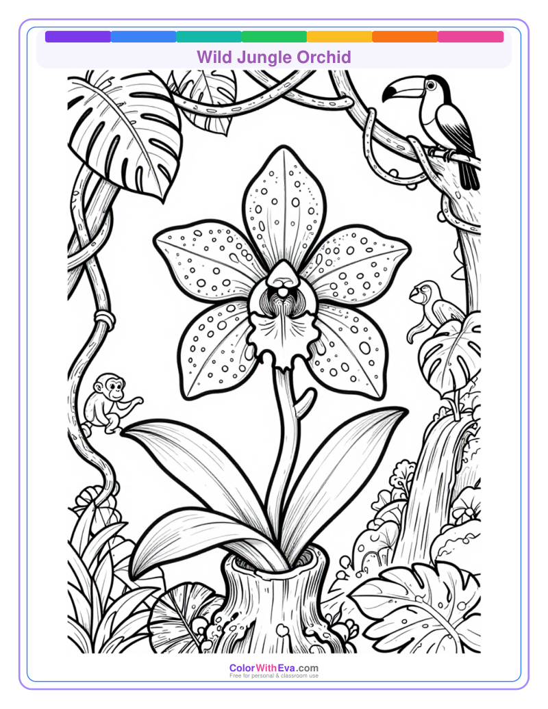 Wild Jungle Orchid preview