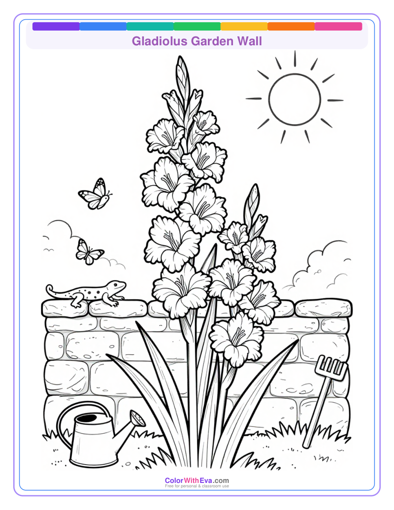 Gladiolus Garden Wall preview