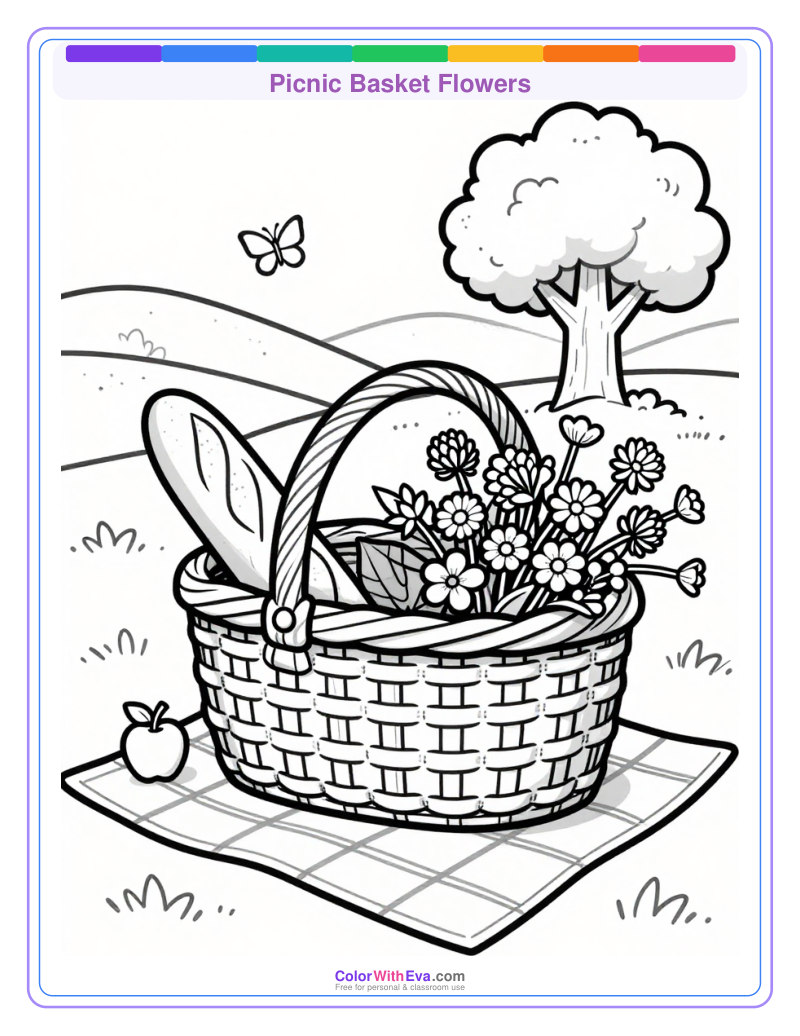 Picnic Basket Flowers preview