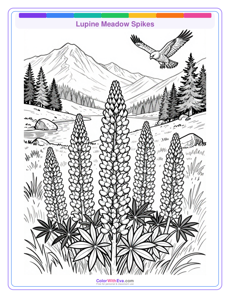Lupine Meadow Spikes preview