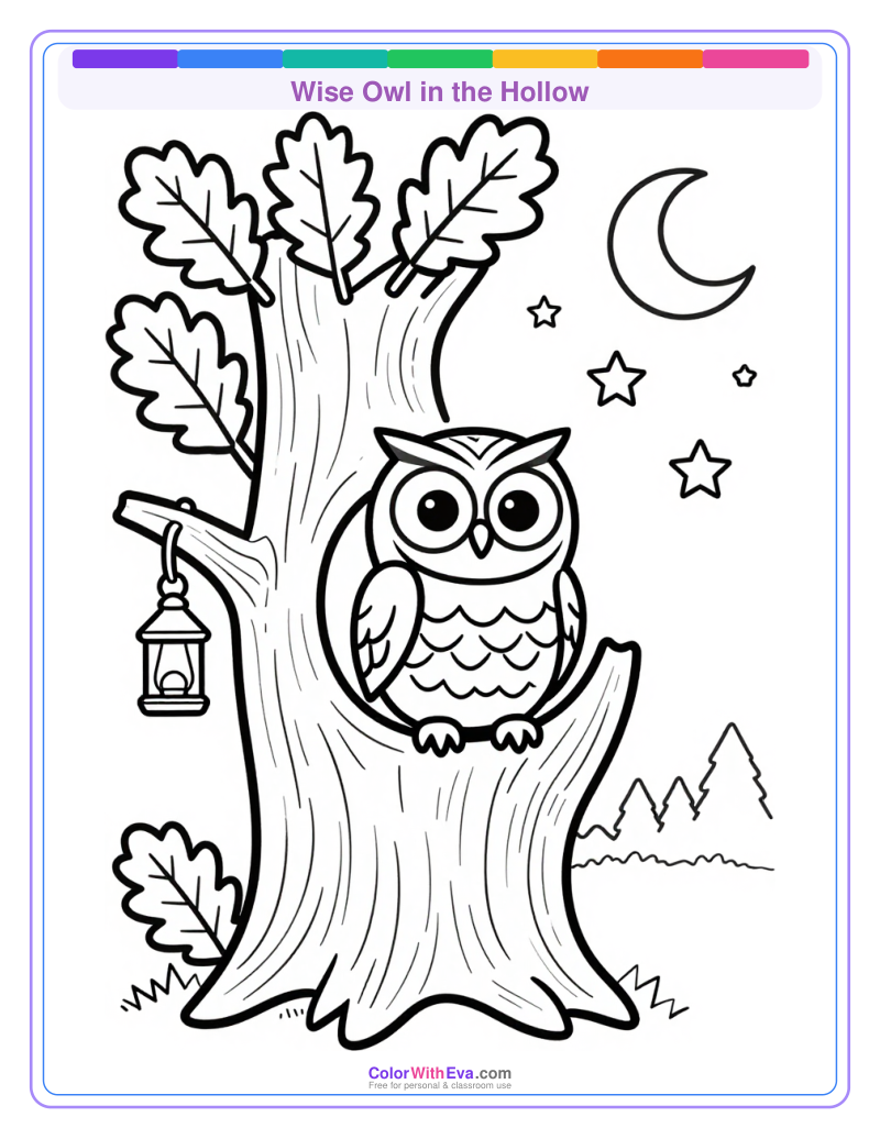 Wise Owl in the Hollow preview