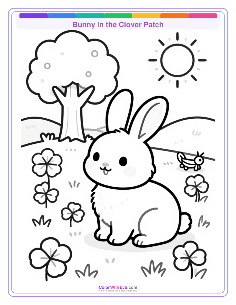 Bunny in the Clover Patch preview