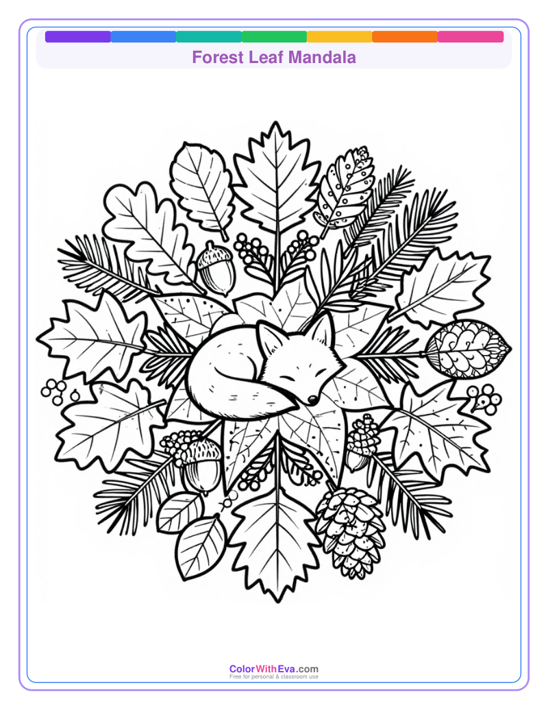 Forest Leaf Mandala thumbnail