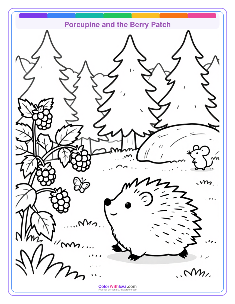 Porcupine and the Berry Patch preview