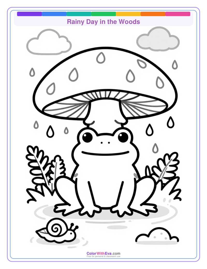 Rainy Day in the Woods preview