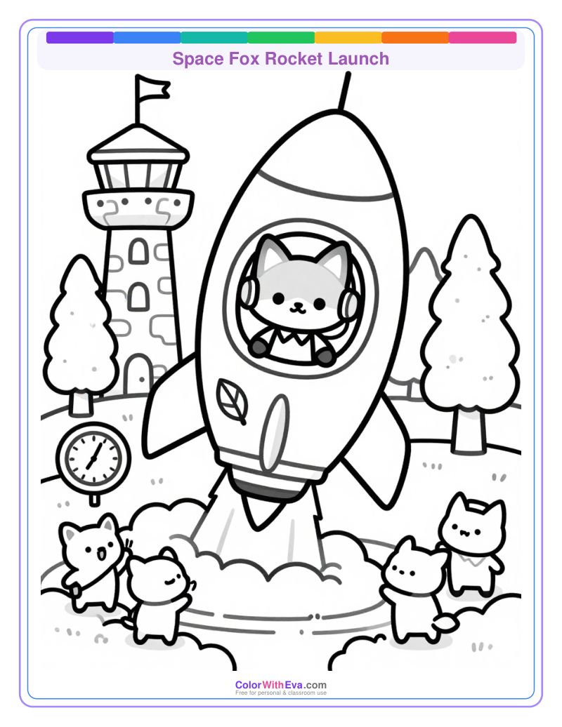 Space Fox Rocket Launch thumbnail