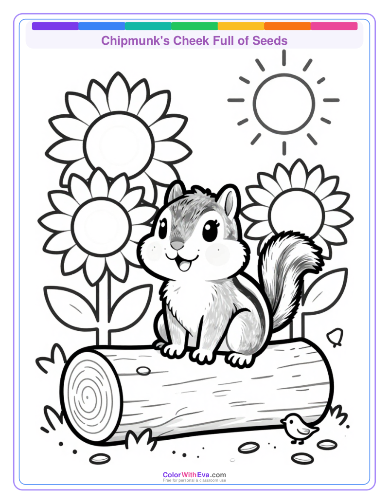 Chipmunk's Cheek Full of Seeds preview