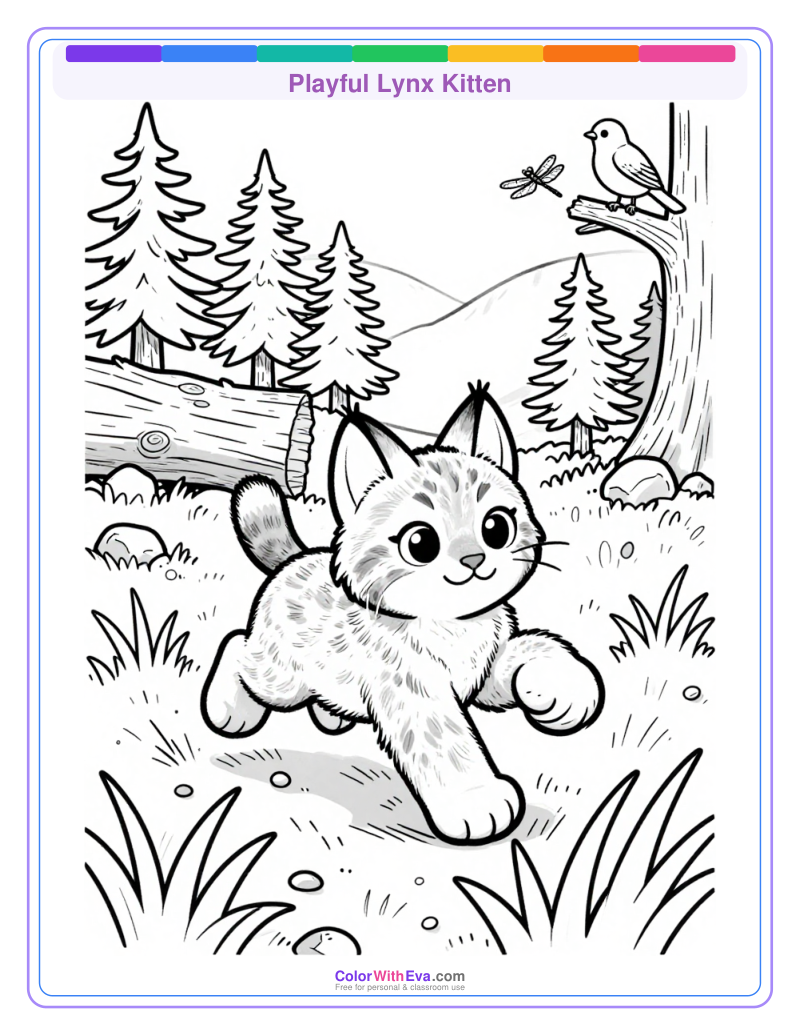 Playful Lynx Kitten preview