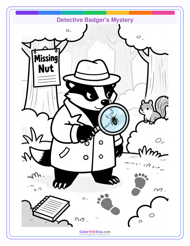 Detective Badger's Mystery thumbnail