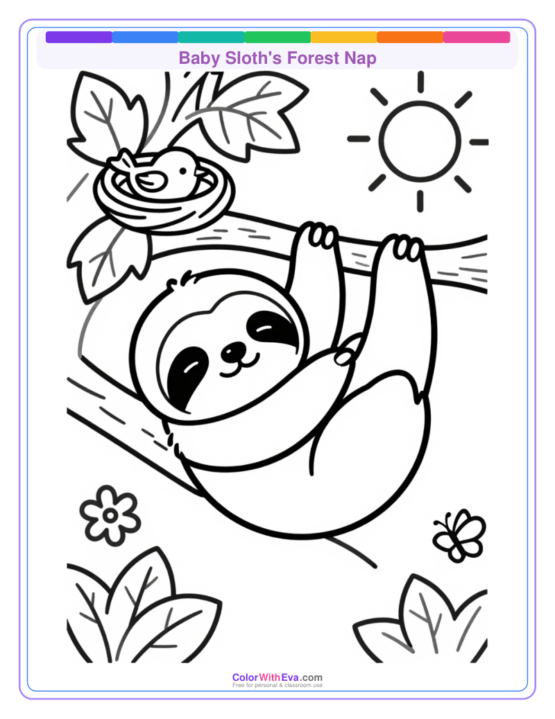 Baby Sloth's Forest Nap thumbnail