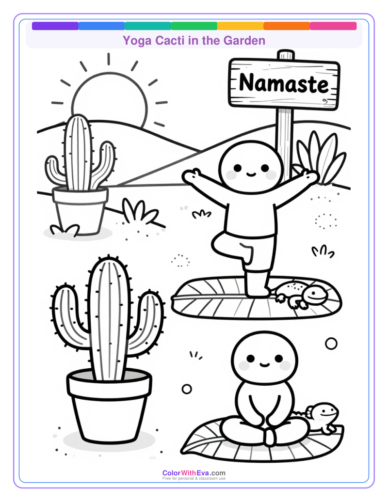 Yoga Cacti in the Garden thumbnail