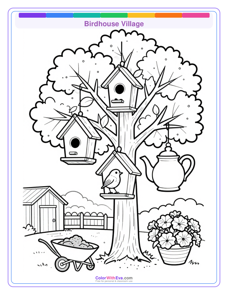 Birdhouse Village preview