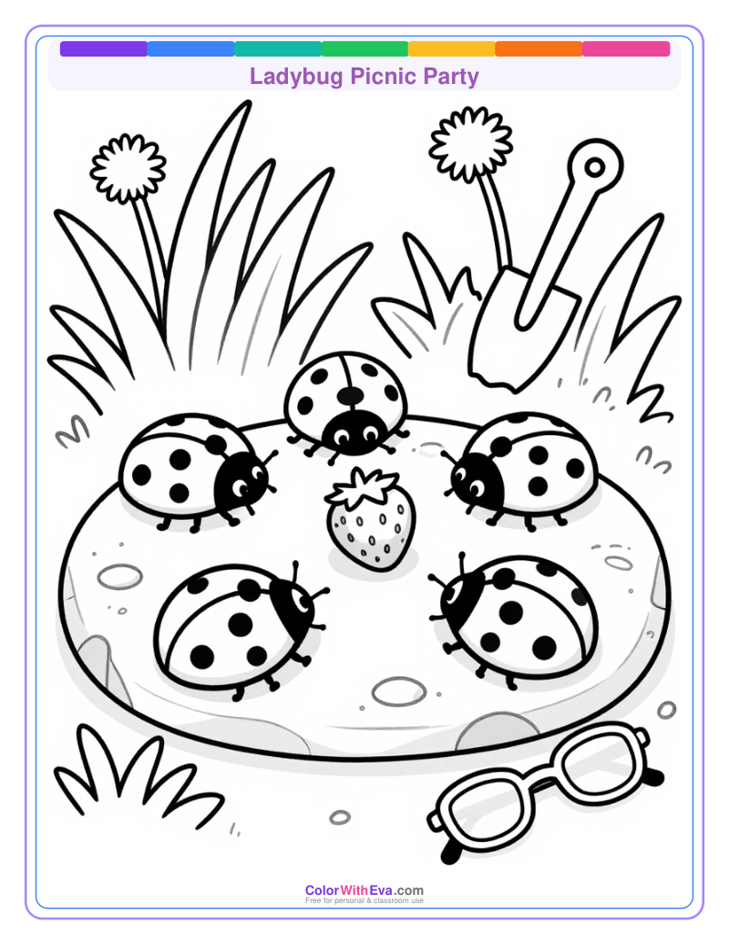 Ladybug Picnic Party preview