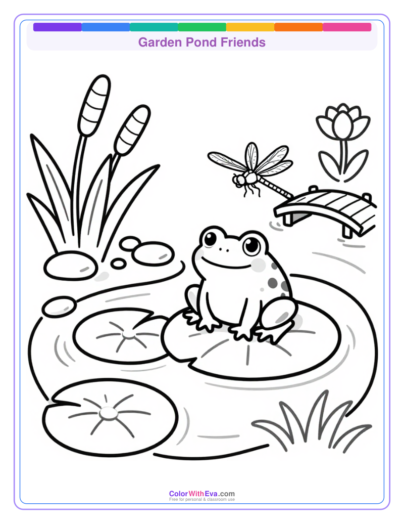 Garden Pond Friends preview