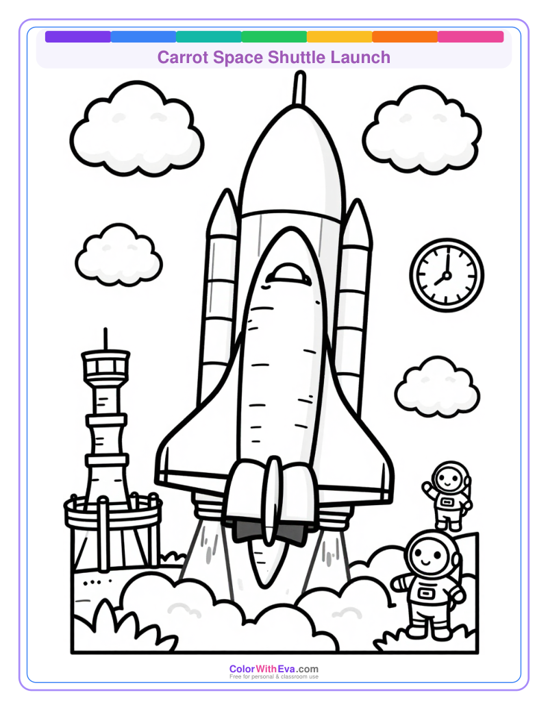 Carrot Space Shuttle Launch thumbnail
