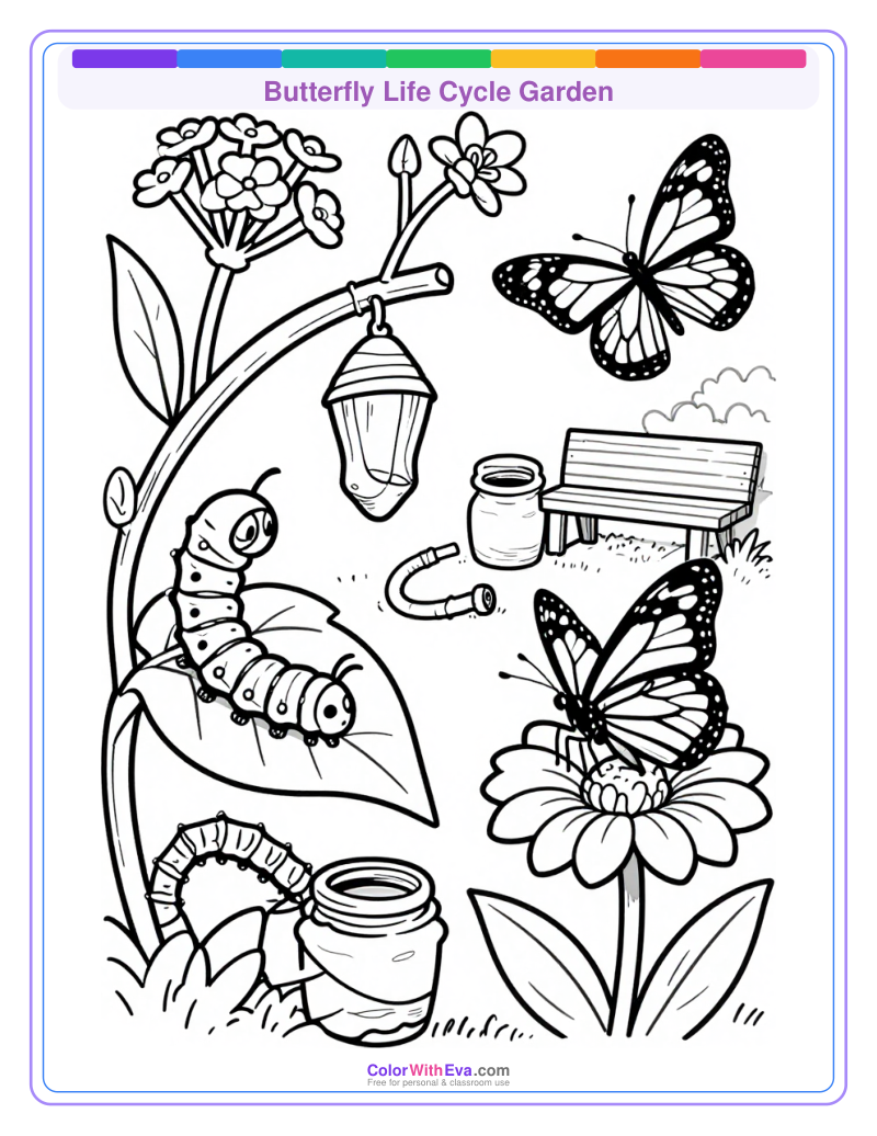 Butterfly Life Cycle Garden preview