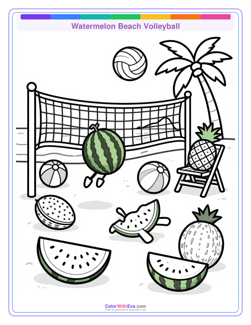 Watermelon Beach Volleyball thumbnail