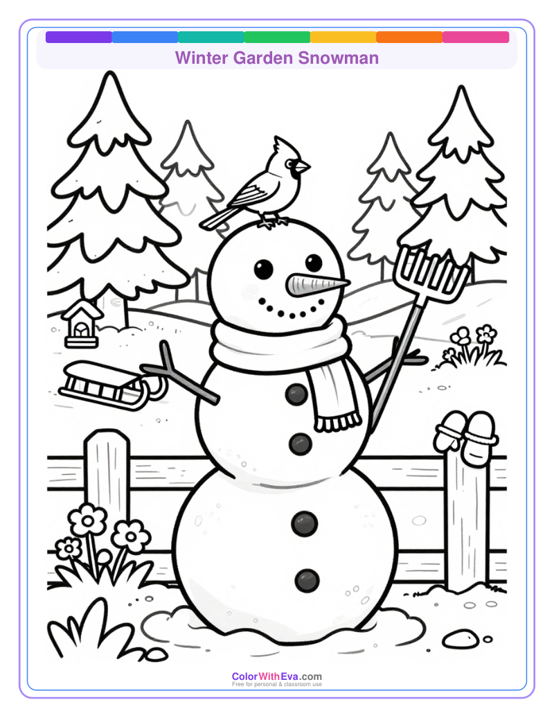 Winter Garden Snowman thumbnail