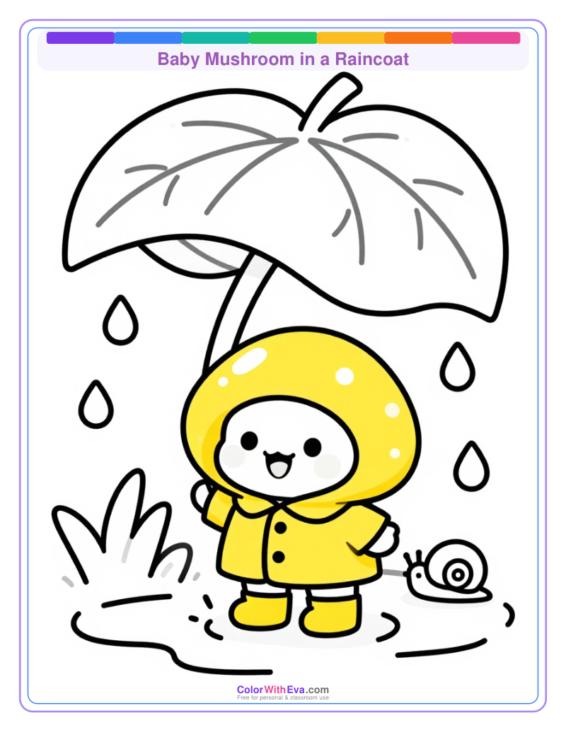 Baby Mushroom in a Raincoat thumbnail
