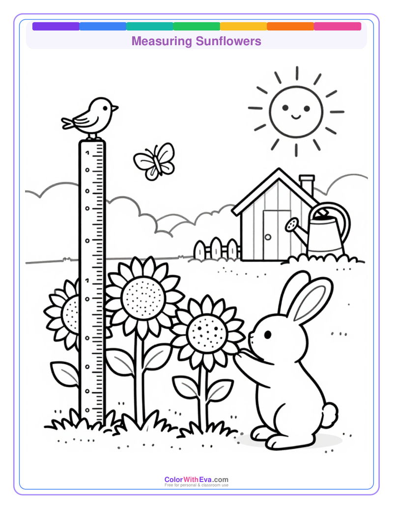 Measuring Sunflowers preview