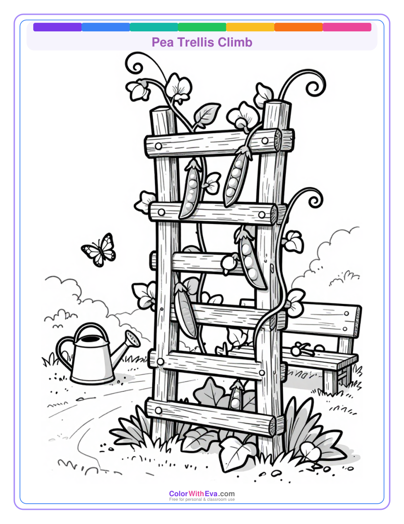 Pea Trellis Climb preview