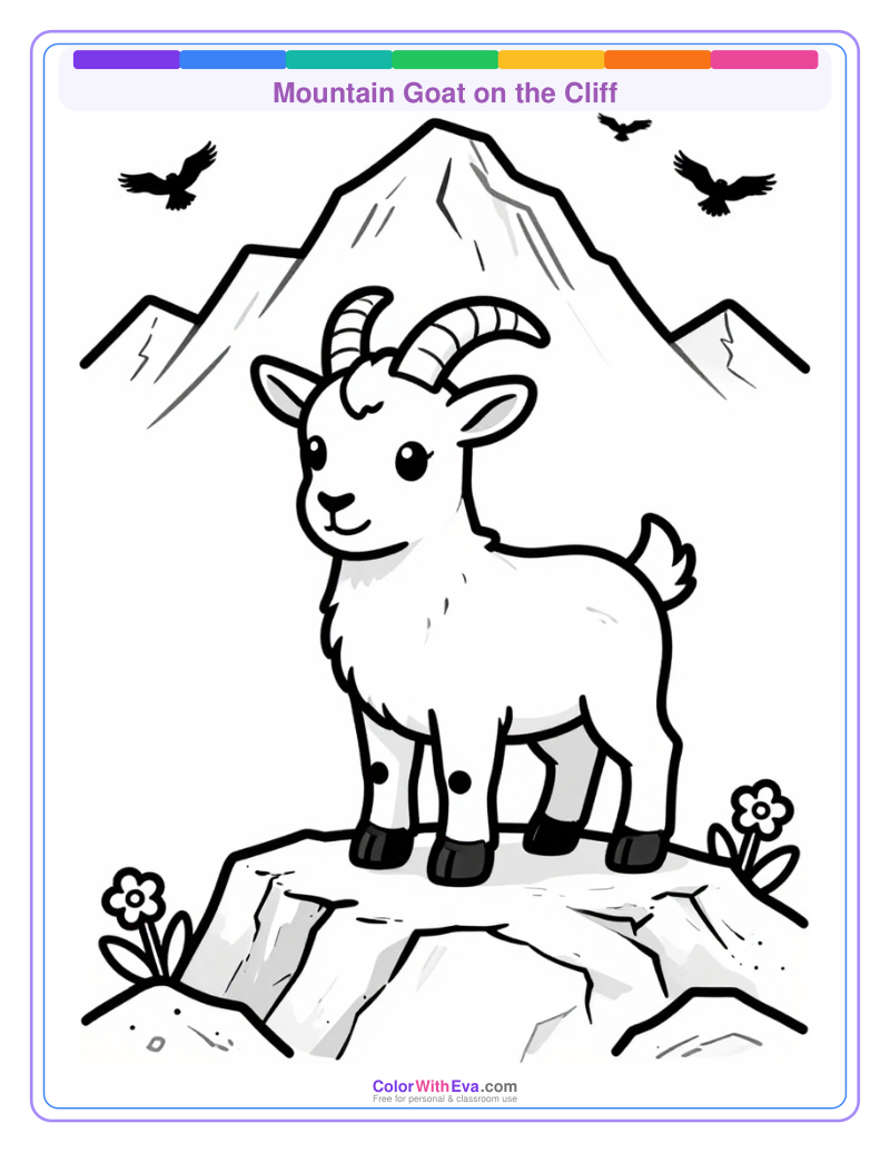Mountain Goat on the Cliff preview