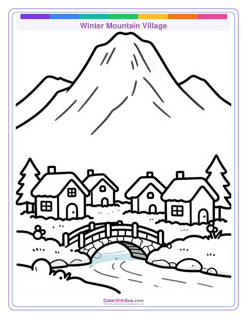 Winter Mountain Village preview