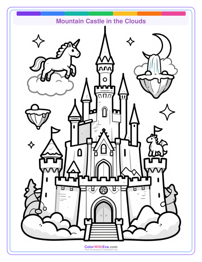 Mountain Castle in the Clouds thumbnail