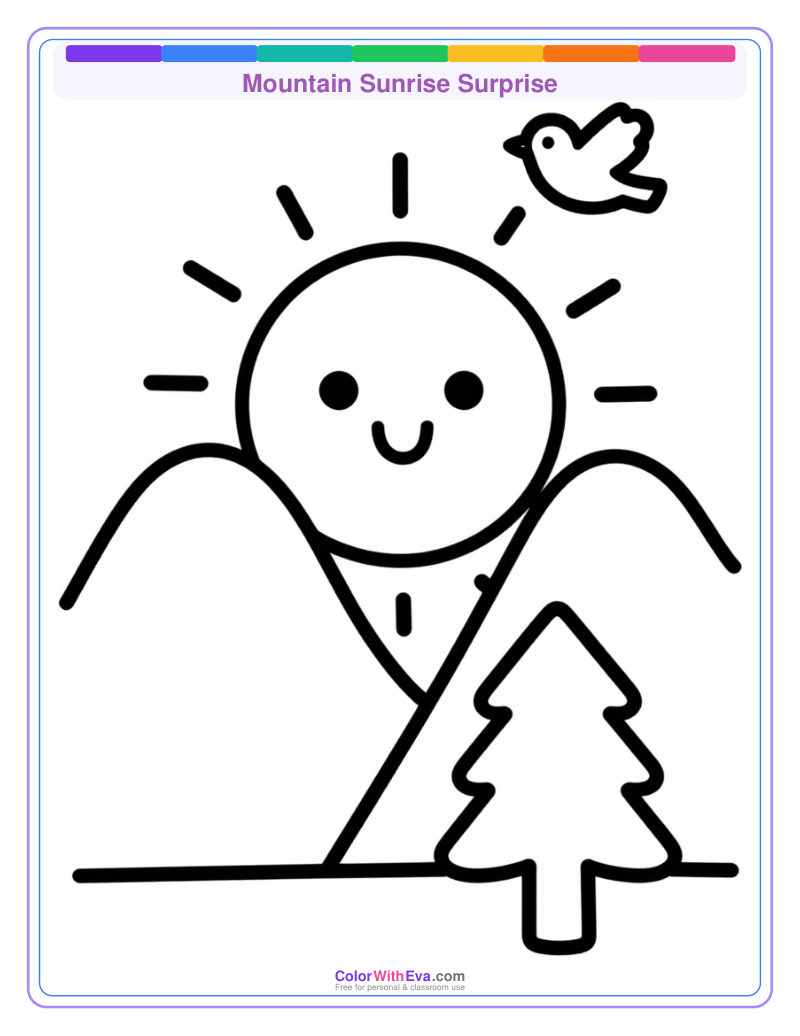 Mountain Sunrise Surprise preview