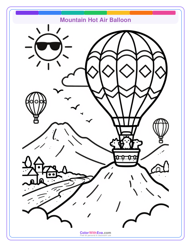 Mountain Hot Air Balloon thumbnail