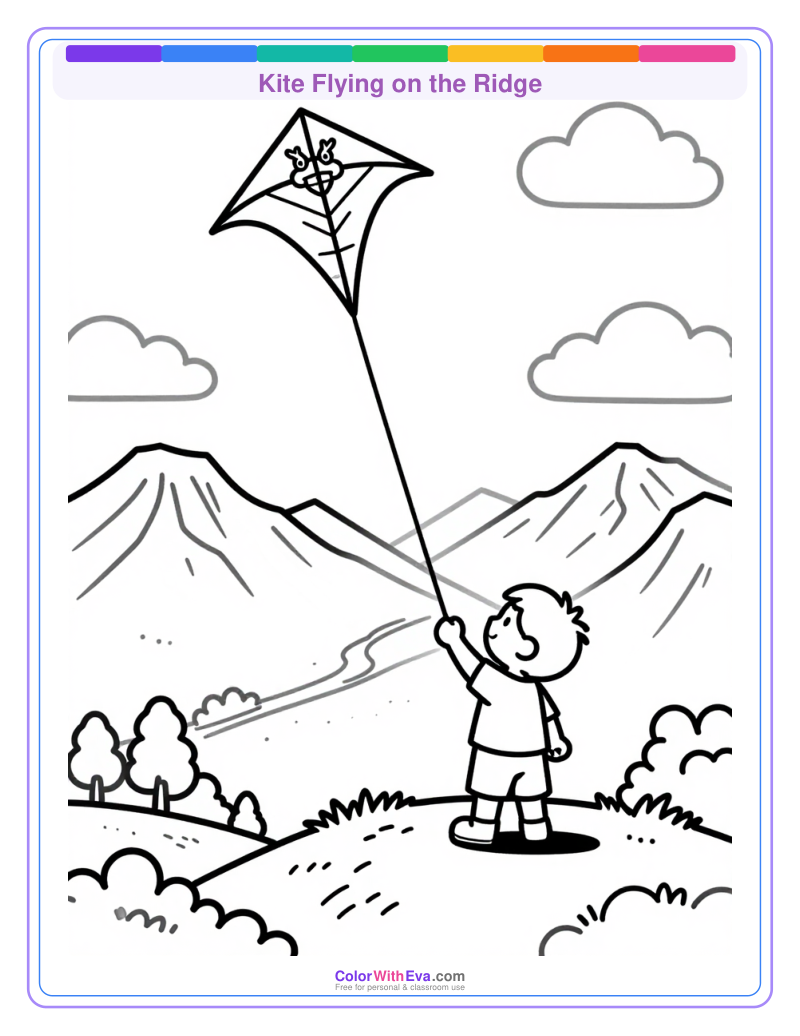 Kite Flying on the Ridge preview